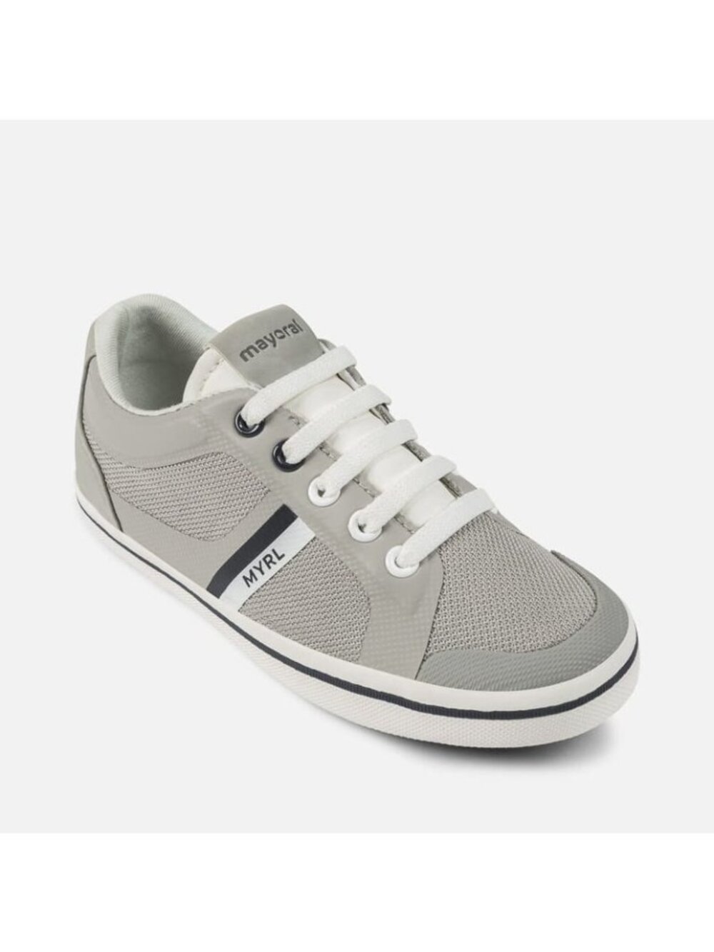MAYORAL Girls City Mesh Gray Sneakers Size US 11 NEW NIB